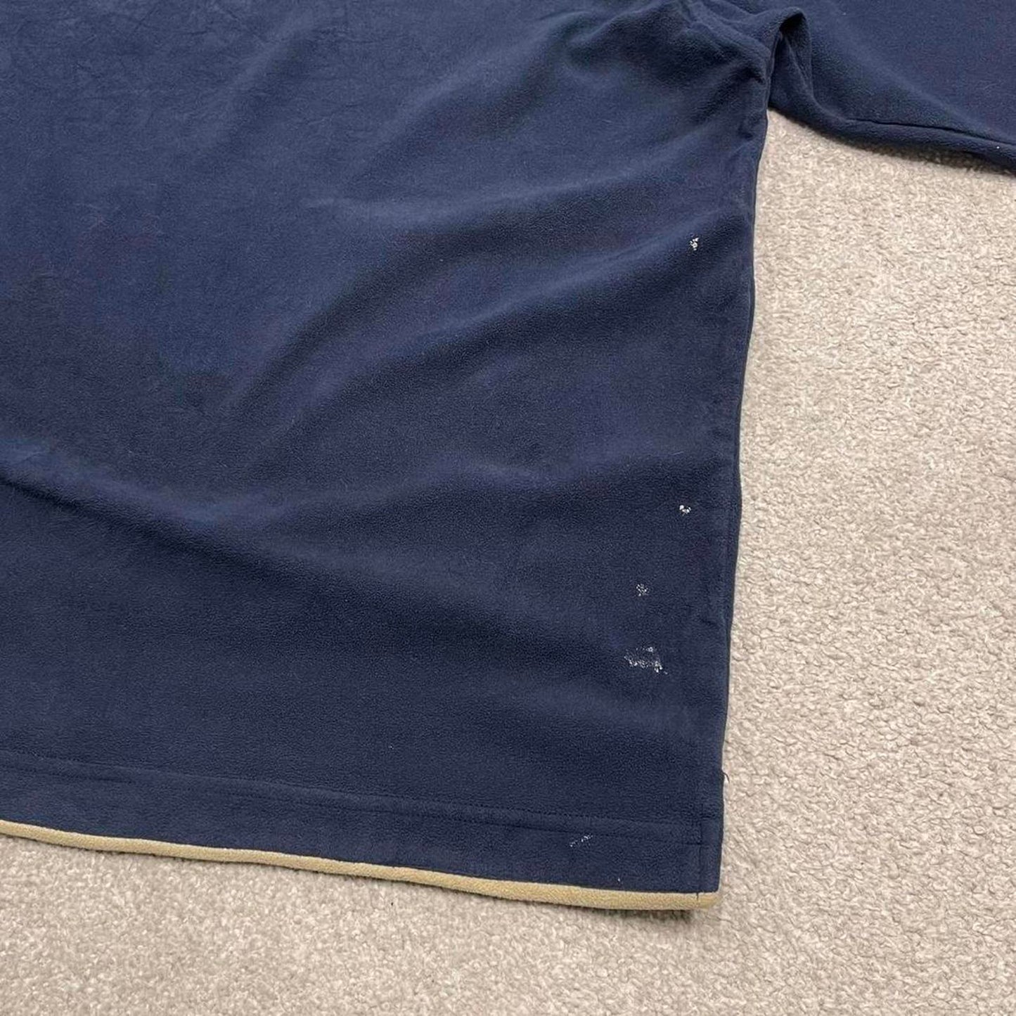 00s Columbia pullover fleece M men's navy y2k style autumn hoodie