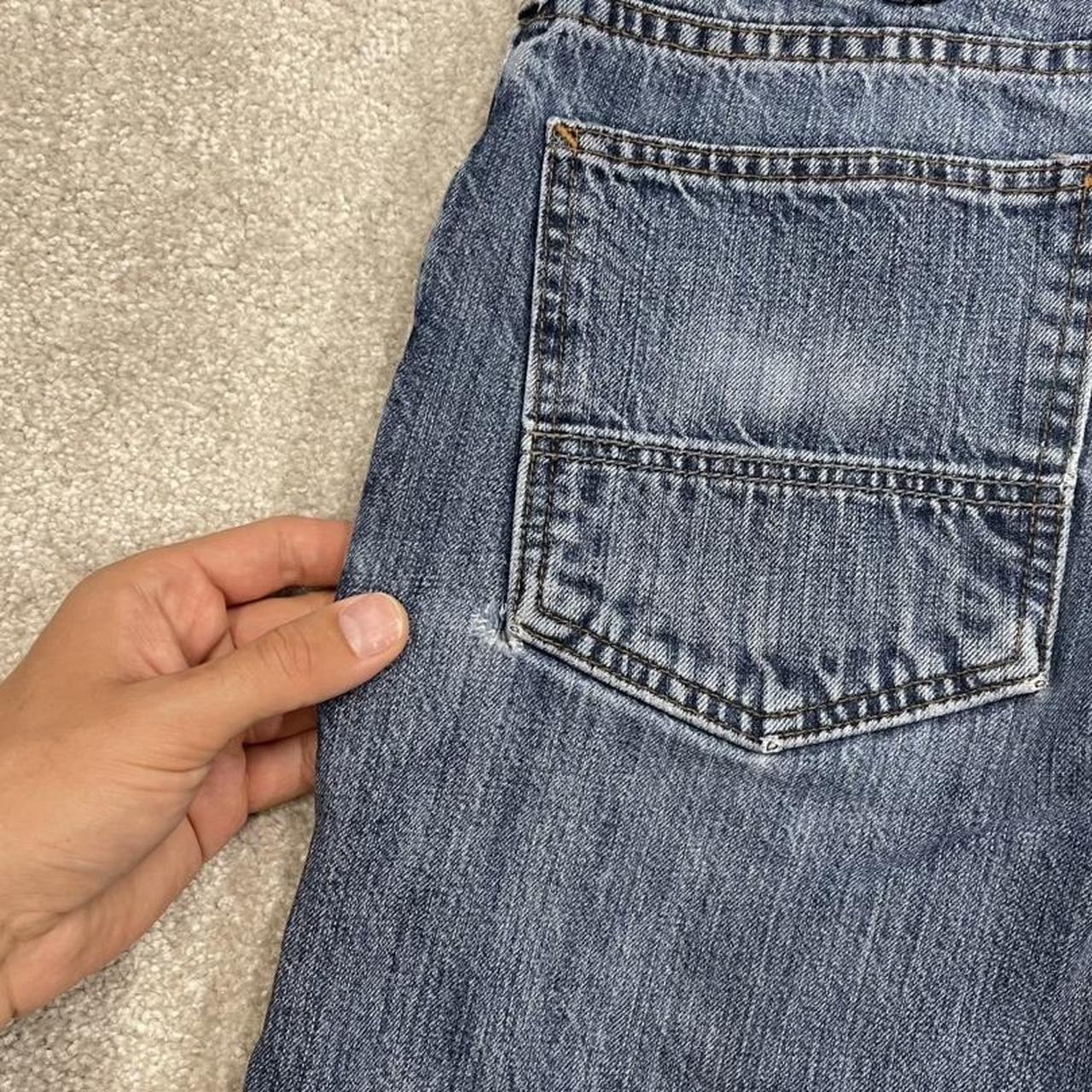 Carhartt denim shorts y2k faded blue Loose skater style work jorts