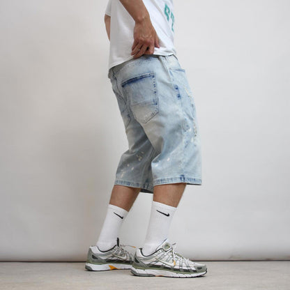 Blue Switch denim shorts W42