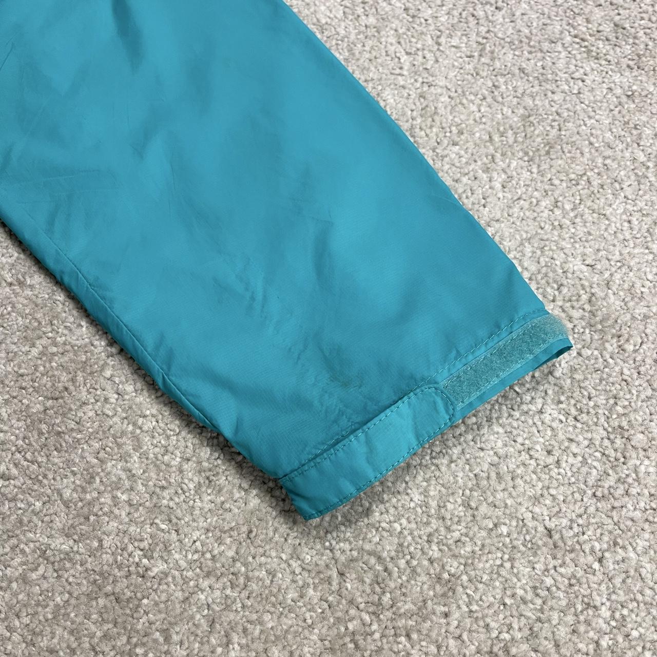 Oakley technical windbreaker jacket colour block paneled blue orange pull over half zip y2k