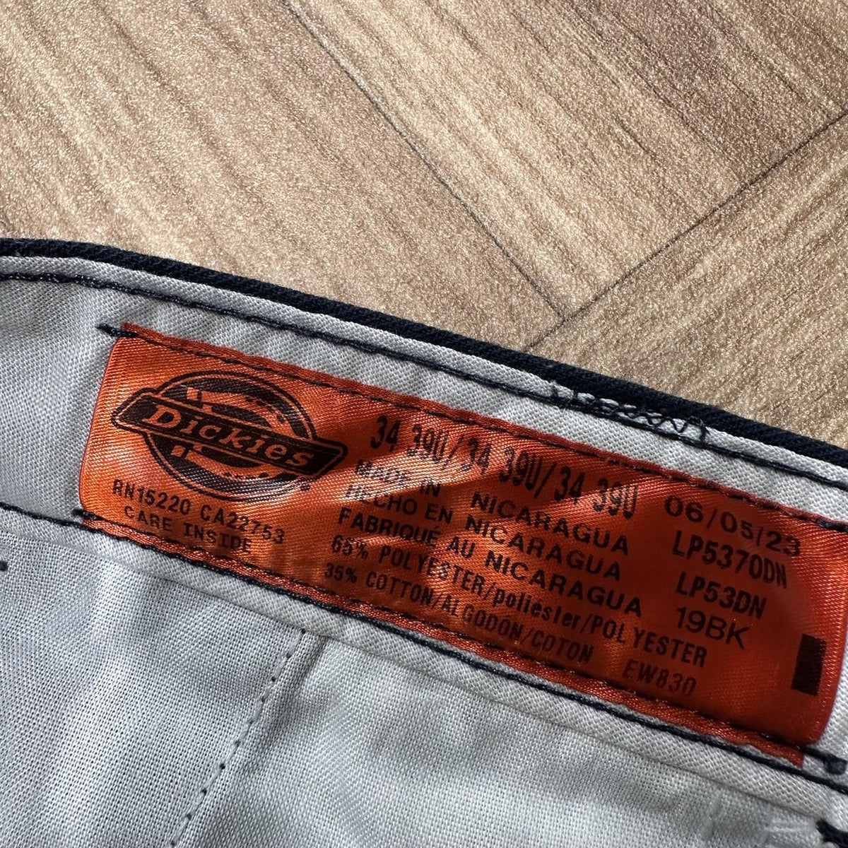 Dickies chino cargo pants Y2K navy Loose straight leg workwear trousers loose