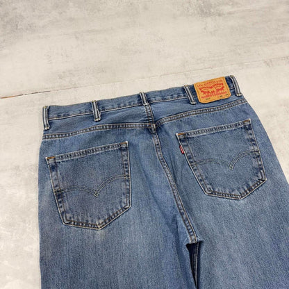 Baggy Levis 550 jeans W38 L34 blue loose 90s relaxed style skater jeans red tab logo