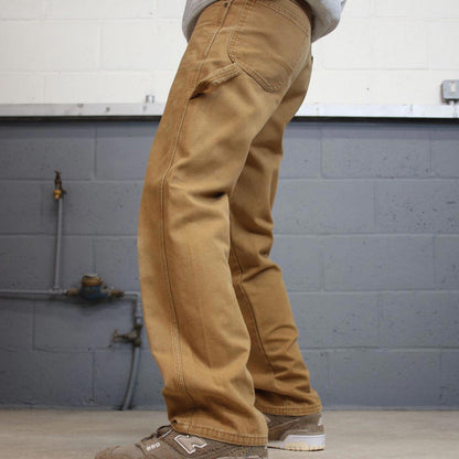 Dickies carpenter jeans W30L31 loose tan brown canvas cargo skater style pants