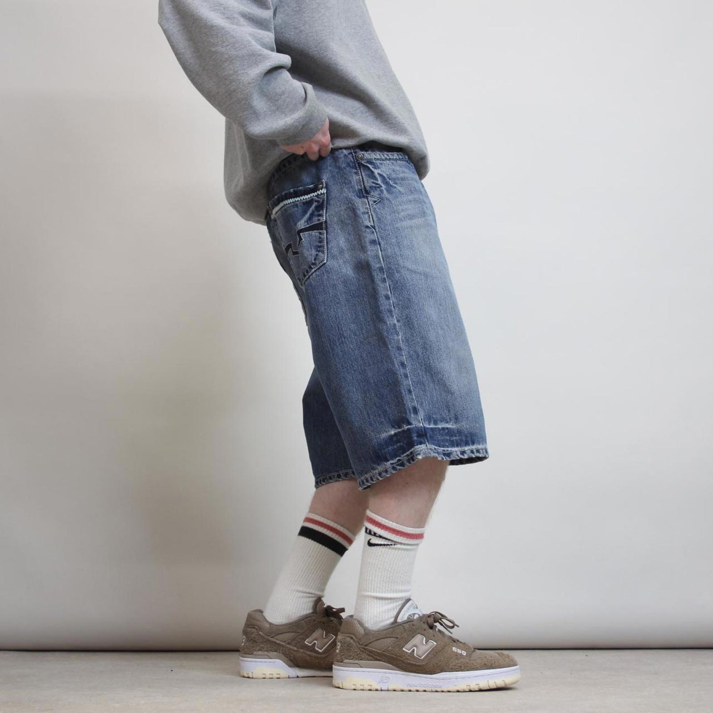 Baggy Ecko Unltd denim shorts W34