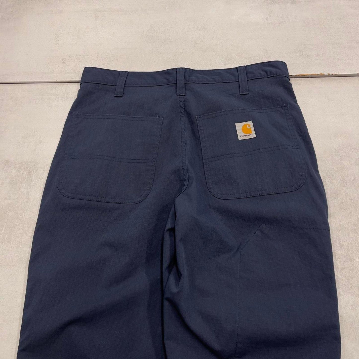Carhartt trousers W30 L32 navy 90s style pants patch logo