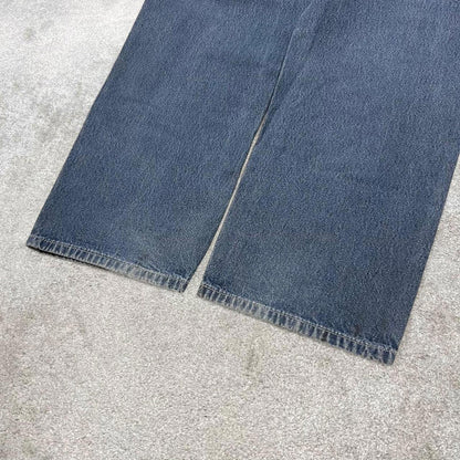 Y2k baggy Dickies carpenter work jeans blue Loose fit wide-leg denim cargo skate pants