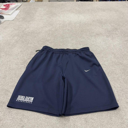 Baggy Nike basketball sports shorts y2k navy Sierra Canyon basketball comfy floaty summer gym shorts