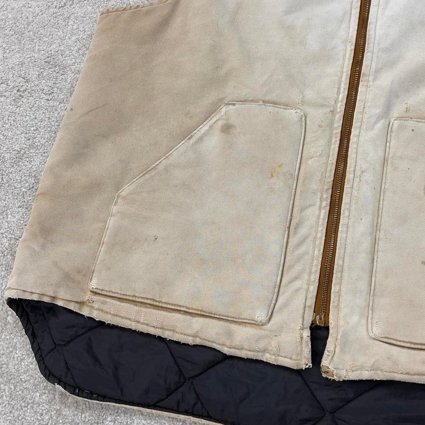 Tan vintage Carhartt Gilet XXL