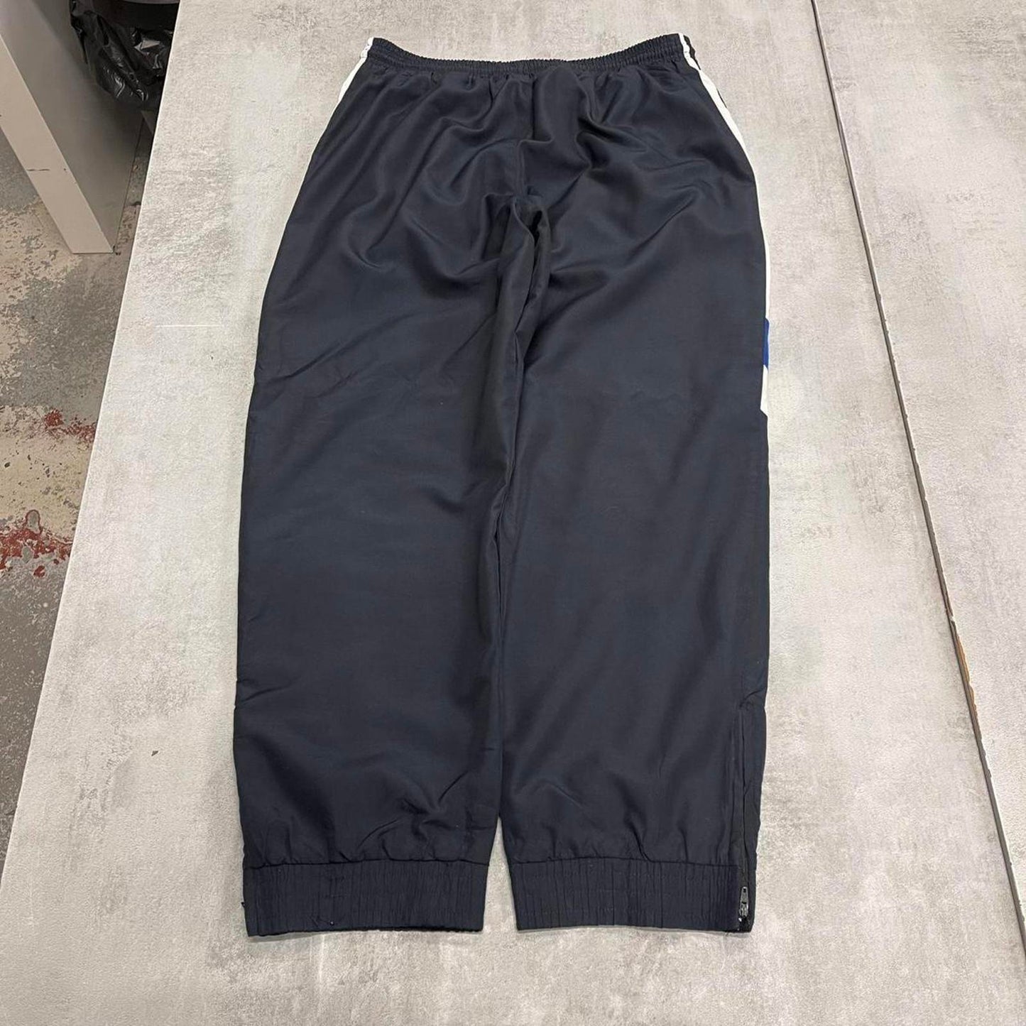 Navy Adidas embroidered trackies S