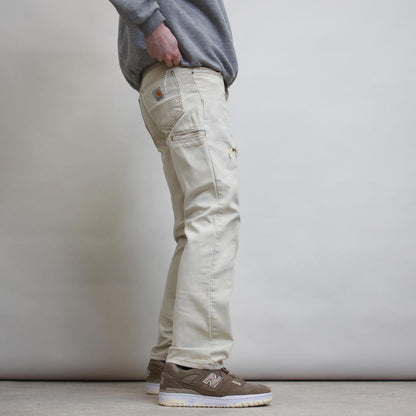 Carhartt carpenter jeans W30L30 beige 90s workwear skate style cargo pants