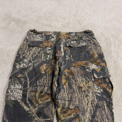 Vintage camo cargo pants y2k utility khaki Field Staff mossy oak Realtree camouflage hunting cargos