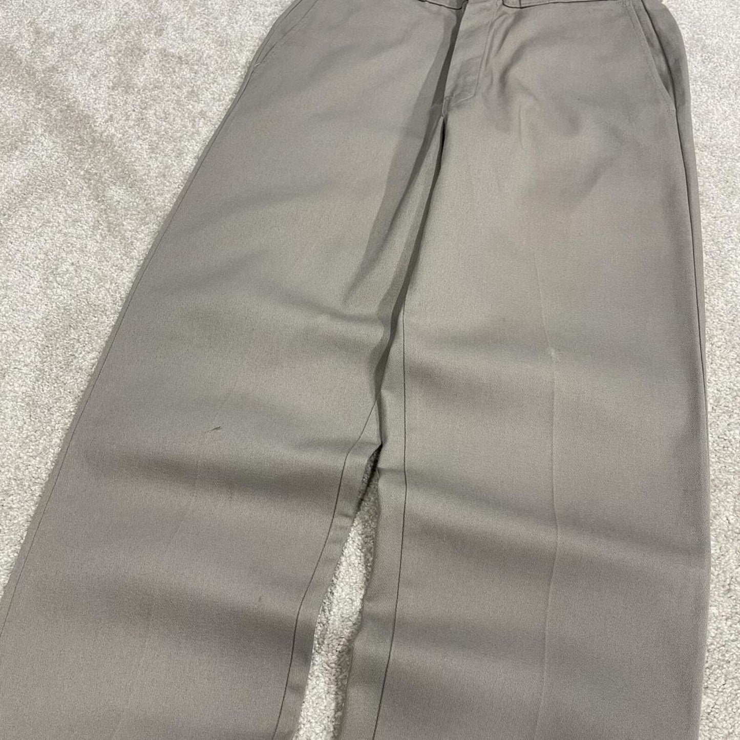 Vintage Dickies 874 work pants skater grey Straight chino style workwear skate trousers
