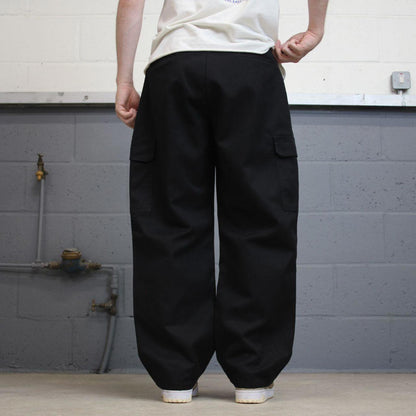 Baggy Dickies cargo trousers W36L30 black loose chino style skater cargo pants