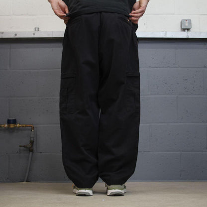 Dickies baggy cargo work pants black Loose wide leg utility skate trousers