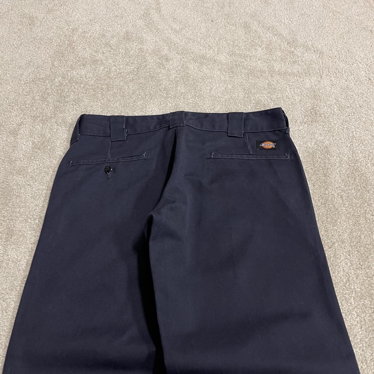 Dickies chino pants slim straight navy W32L31 Y2K chino skater style work trousers