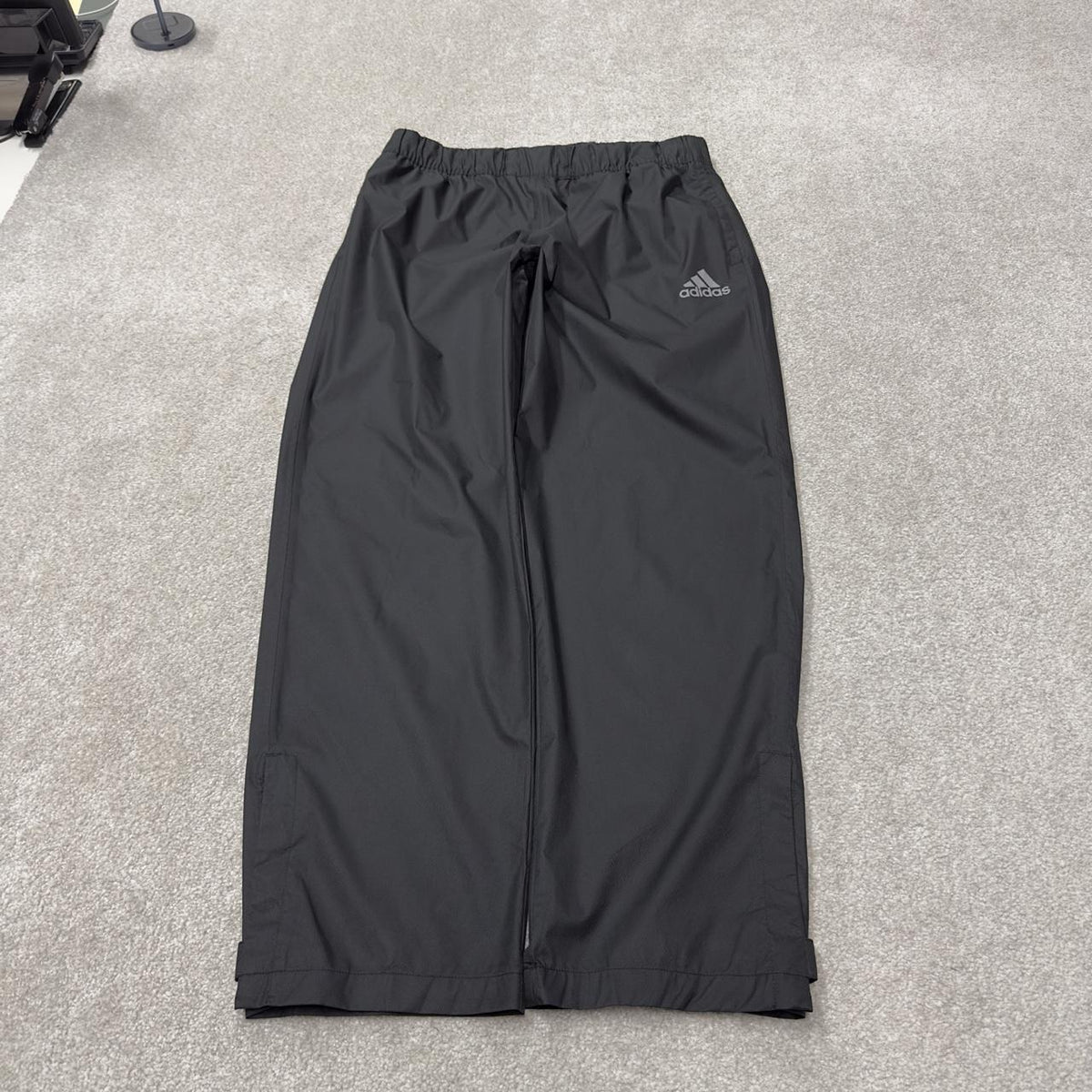 Y2K Adidas golf climastorm tracksuit bottoms loose leg black M