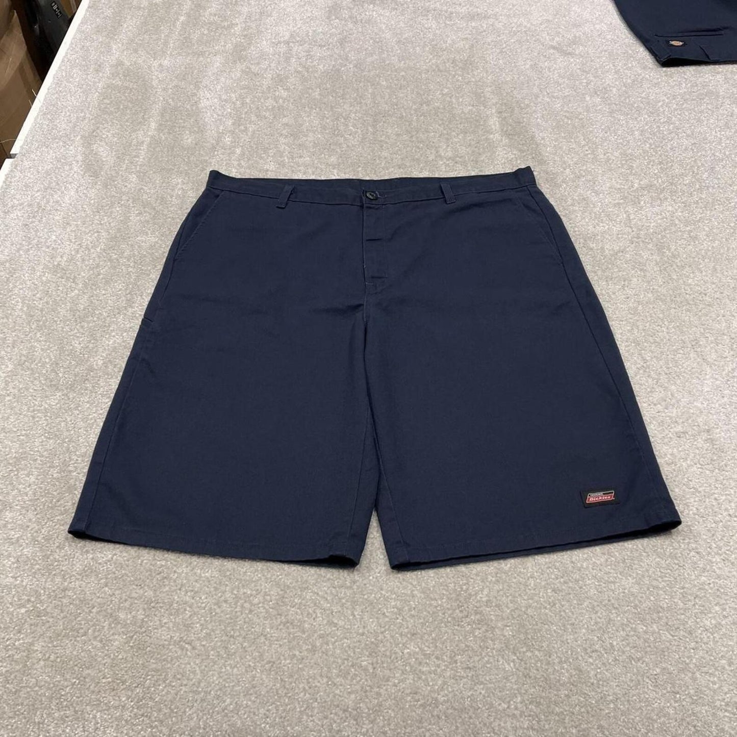 Extra baggy Dickies carpenter shorts navy Twill chino skater style shorts wide long leg