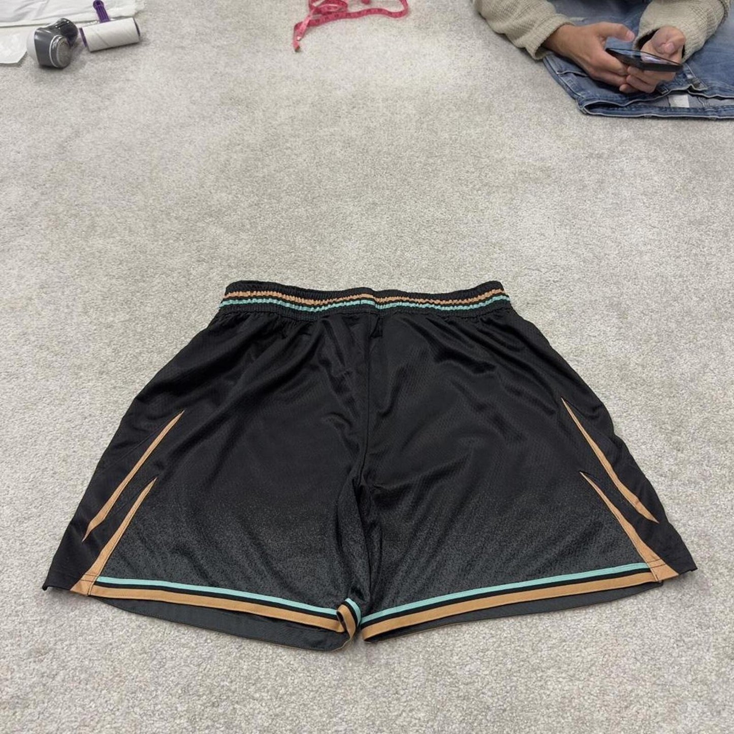Loose Nike sports shorts y2k black Basketball style comfy loose floaty summer gym shorts