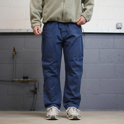 Carhartt Slam Pant W40L29 straight leg navy 90s style skater pants
