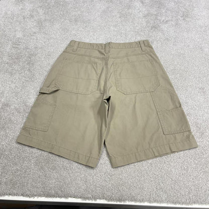 Y2K cargo shorts carpenter loose beige Faded Glory lightweight work shorts summer