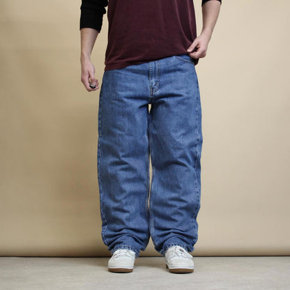 Blue baggy Levi's 550 jeans W38L30 wide leg