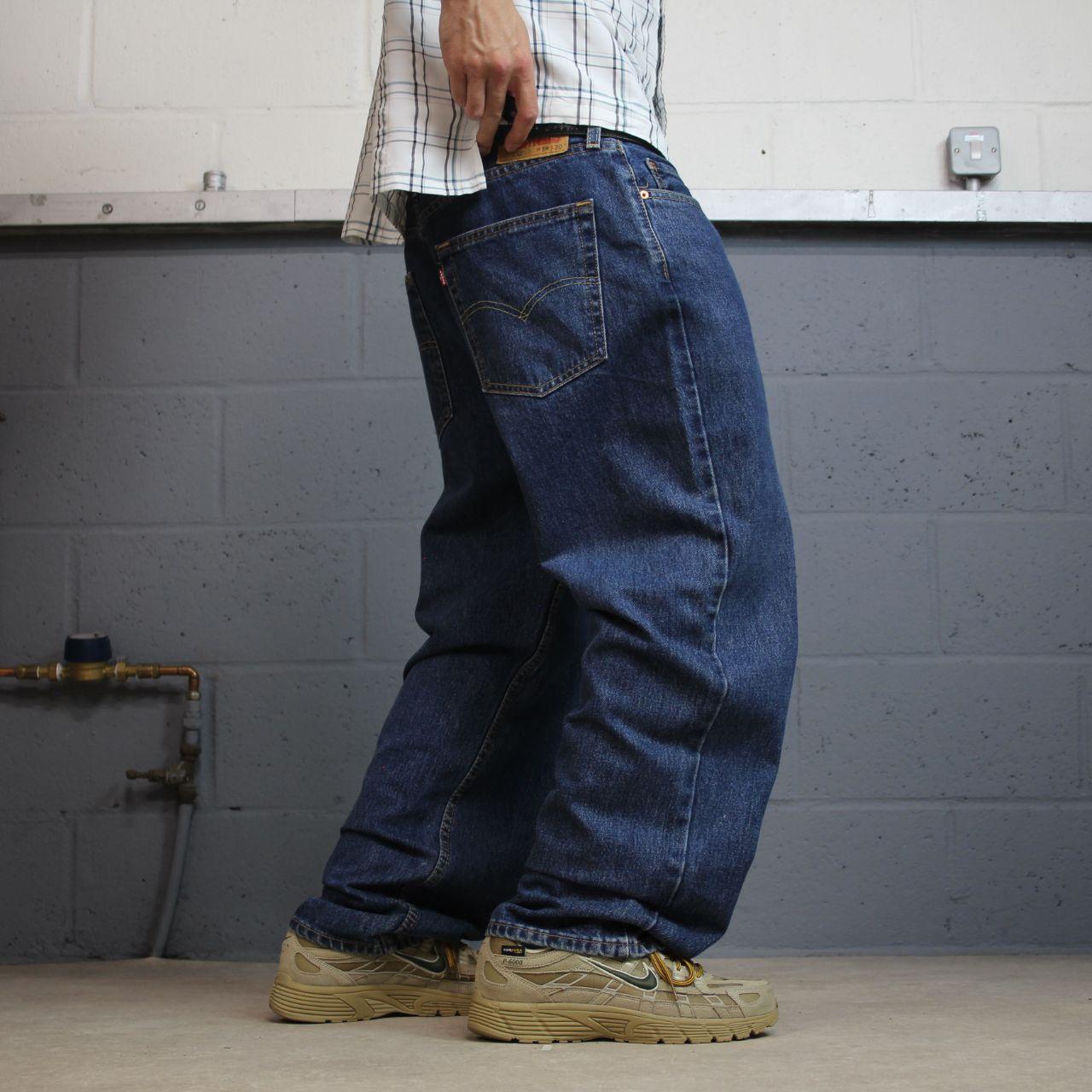 Levi’s baggy jeans 550 W38L32 blue 100% cotton 5 pocket y2k pants