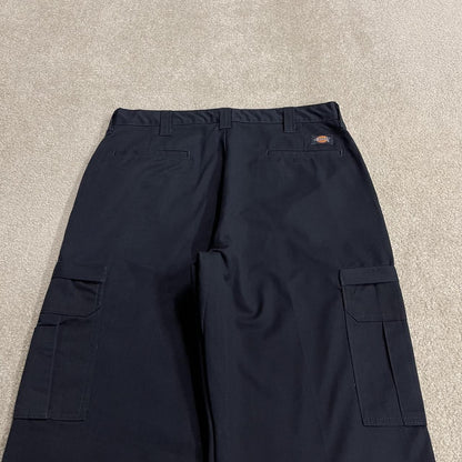 Dickies baggy cargo pants y2k navy W34L30 wide leg Loose fit skater surf pants