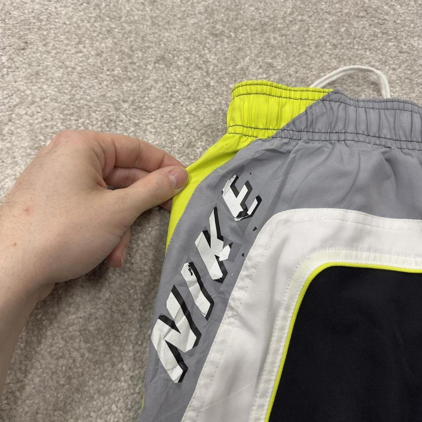Loose Nike swim shorts y2k black Mesh lined comfy loose floaty summer gym