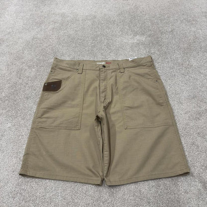 Wrangler baggy cargo shorts carpenter khaki Loose leg skater style summer jorts