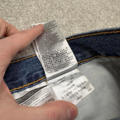 Vintage Y2K Levi’s 505 jeans blue Straight leg 00s style denim pants red tab logo