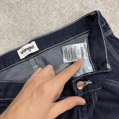 Wrangler baggy double knee cargo jeanz y2k Loose wide leg denim skater work pants