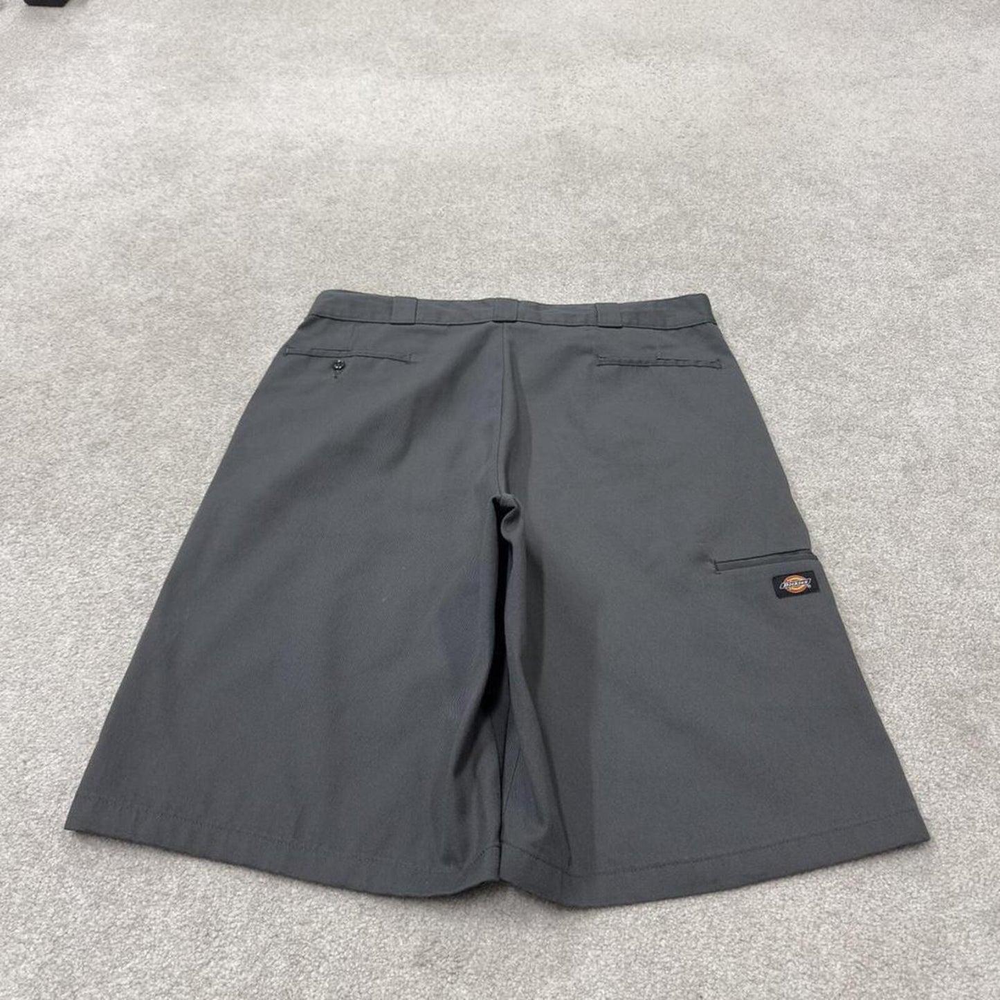 Dickies baggy carpenter shorts grey Twill chino skater style shorts wide long leg