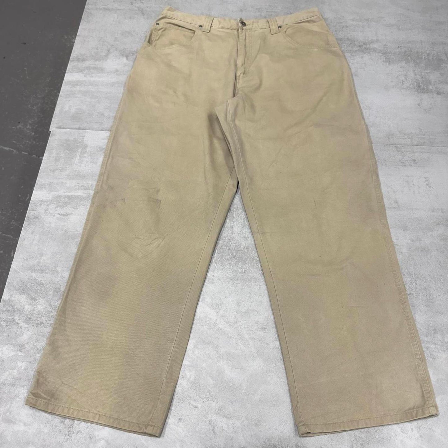Wrangler cargo pants W36L30 beige loose cargo skater style trousers