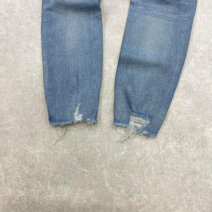 Blue embroidered Silver jeans W30L30 Skinny denim skate jeans embroidered designs
