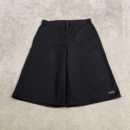 Dickies baggy chink shorts long leg black Twill chino skater surfer style shorts