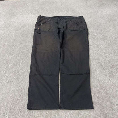 Dickies double knee works pants black W48L33 Loose chino utility skate cargo work trousers