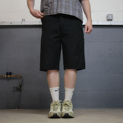 Dickies carpenter shorts chino black Twill chino skater style shorts loose long leg
