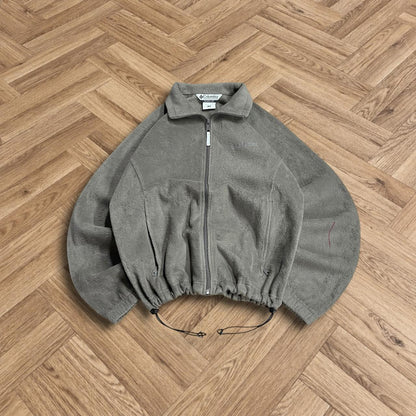 Y2K Colombia tech fleece khaki Women's full zip autumn adjustable technical fleece