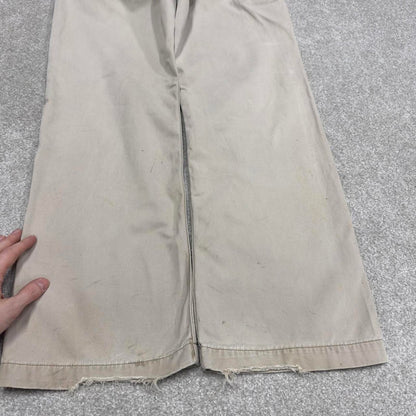 Y2K vintage carhartt carpenter pants beige Relaxed fit canvasy skate style workwear cargo pants