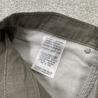 Wrangler carpenter workwear pants y2k khaki Loose leg canvasy skater work utility pants