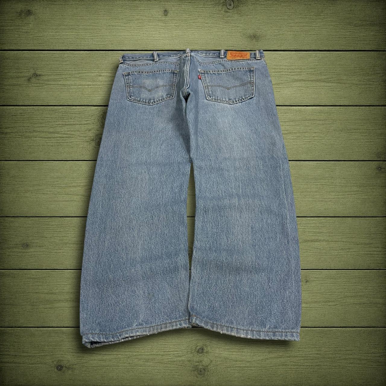 Y2K Levi’s 505 jeans straight leg washed blue #Straight fit 5 pocket pants belt loops red tab logo