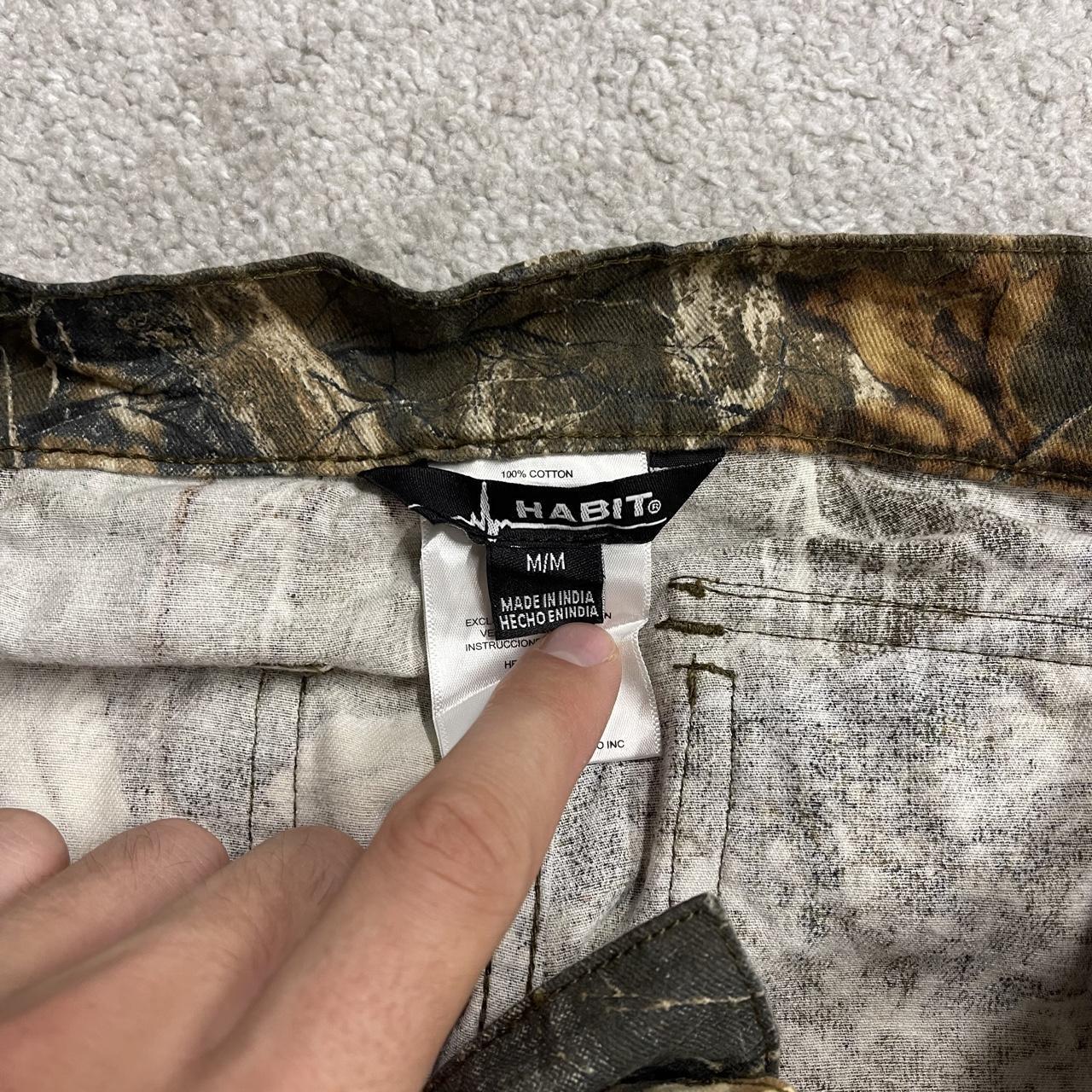 Vintage camo cargo pants y2k utility khaki Habit Realtree camouflage hunting cargos