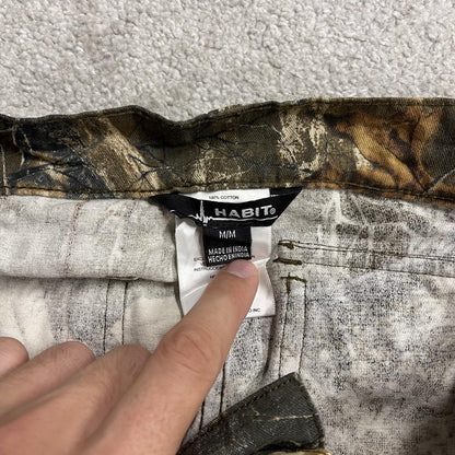 Vintage camo cargo pants y2k utility khaki Habit Realtree camouflage hunting cargos
