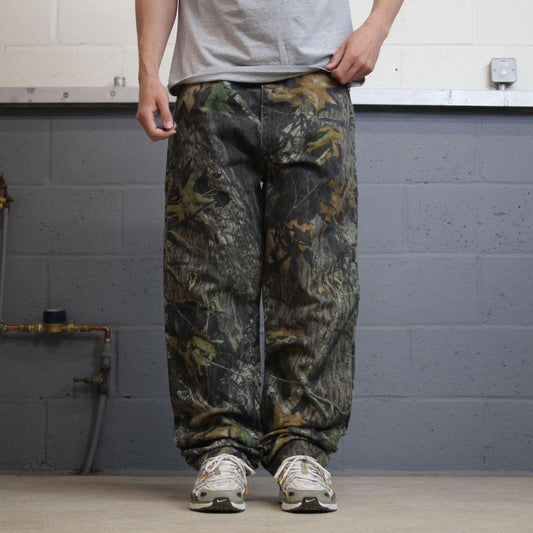 Wrangler camo jeans Mossy Oak khaki Straight denim tree camouflage hunting pants
