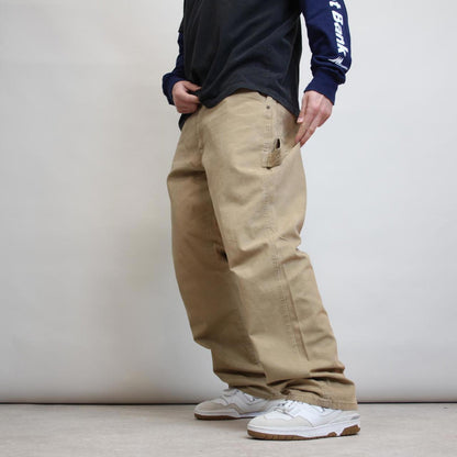 Wrangler carpenter trousers W38L32 tan cargo skater style pants