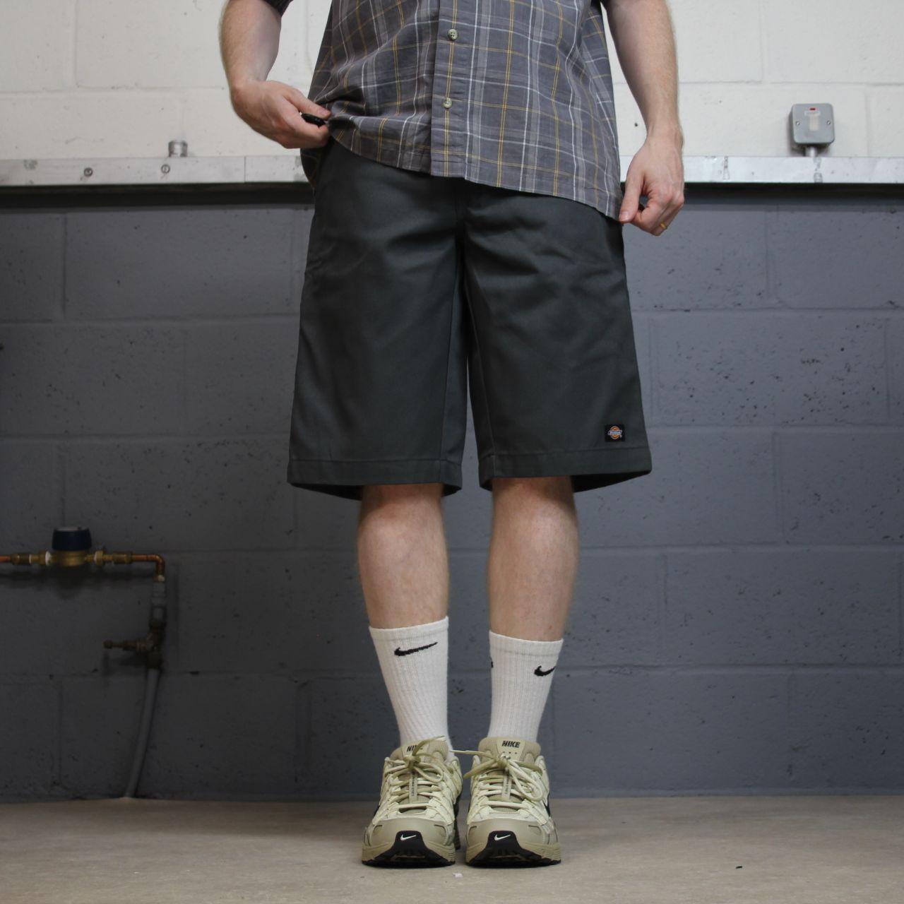Dickies carpenter shorts Y2Krelaxed fit grey Twill chino skater surf style shorts