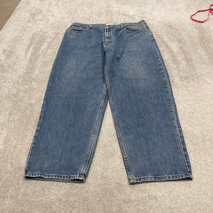 Baggy Levis 560 jeans y2k 90s style W40L30 red tab logo 5 pocket denim pants skater comfort fit