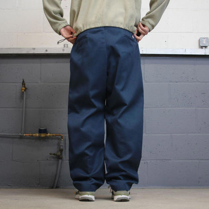 Vintage Dickies work pants navy blue Loose fit chino style skate trousers