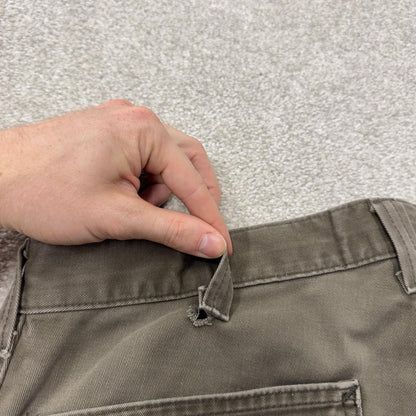 Carhartt carpenter pants relaxed y2k green