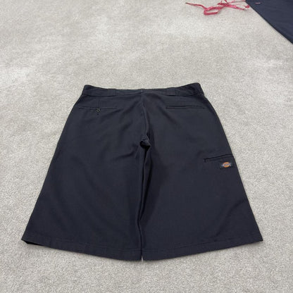 Dickies chino shorts carpenter black Chino style skater shorts long loose leg festival